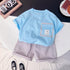 Summer children's short sleeve T-shirt set