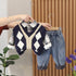 Autumn and winter boys' shirt set of three