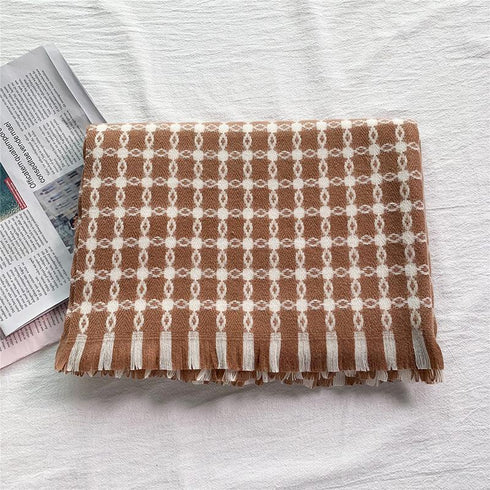 Womens Large Cashmere Scarf