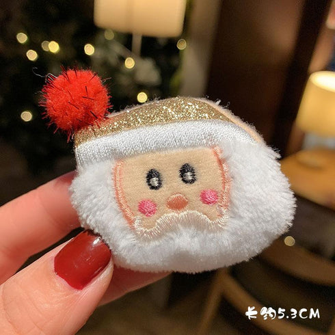 Christmas cartoon brooch