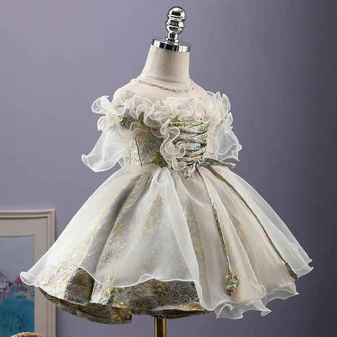 Girl Lolita Princess Dress Birthday Dress Girl's Performance Dress European Dress Dress
