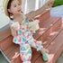 Girls' Summer Cartoon Bear Set