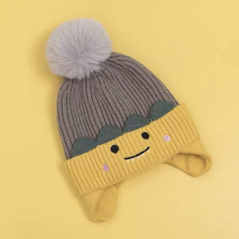 Autumn and winter knitted wool cap warm scarf Circumference 18.9-20.9inch(48-53cm)