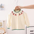 Little Cherry Sweater New Year Christmas Cardigan Long Sleeve Knitted Shirt