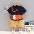 Boys summer short sleeve suit