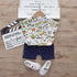 Children's Dinosaur Shirt Shorts Set