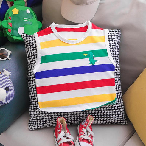Summer Dinosaur Bag Vest Suit