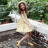 Summer New Children's Clothing Girls Skirt Striped Vest Dress Girls Dress