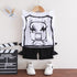 Boys summer suit vest two-piece set
