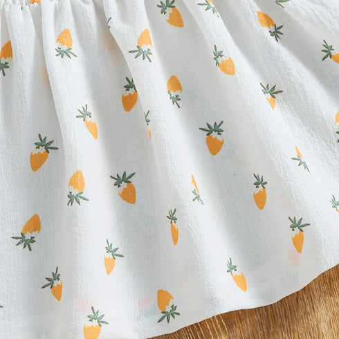 Summer Girl Carrot-Print Dress