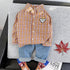 Boys spring and autumn long sleeve suit two-piece set