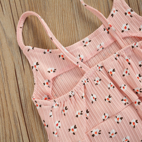 Girls Fall Straps Horn Jumpsuit