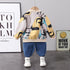 Boys spring and autumn suit set of three