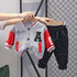 Children's spring and autumn baseball suit cardigan suit