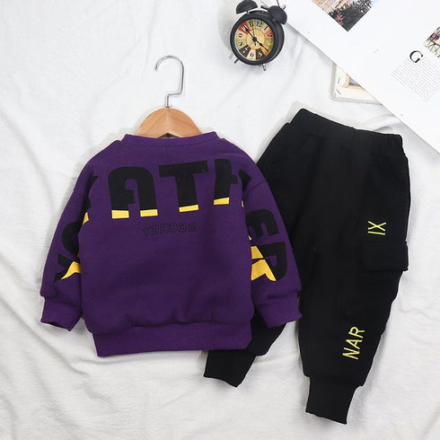 Children's Winter Wear Pants Two-Piece Set