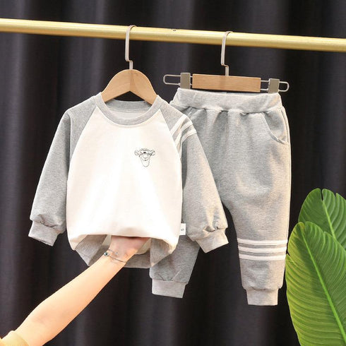 Boys spring and autumn suit two-piece set