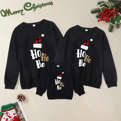 Christmas long sleeve parent-child sweater