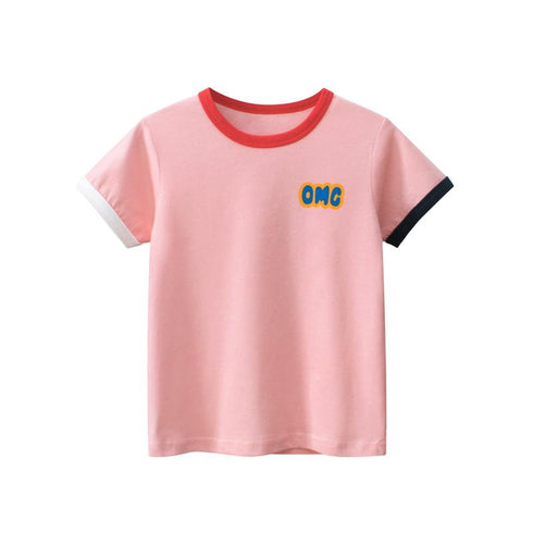Children's OMG Printed Short Sleeve T-shirt
