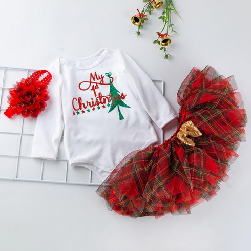 Christmas baby suit baby autumn long sleeve holiday clothes