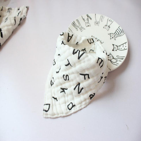 Eight-layer gauze triangle towel for newborn