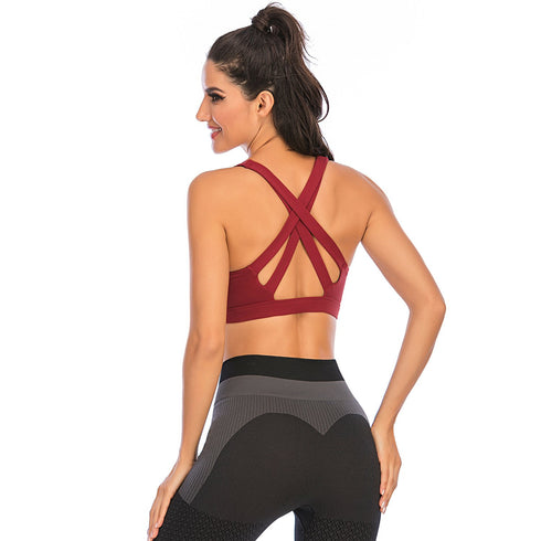 Sports Underwear Shockproof Bra Vest Ladies Yoga Fashion Bra