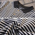 Boys summer lapel striped t-shirt pants two-piece set