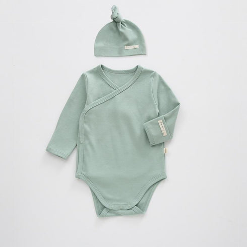 Baby's Side Buckle Jumpsuit