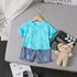 Summer children's short sleeve T-shirt set