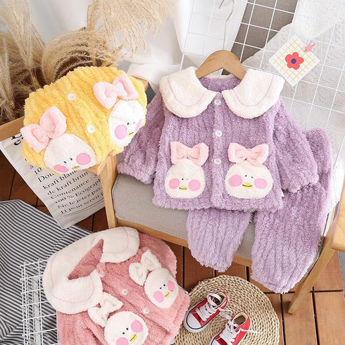 Fall/Winter Girls' Home Clothes Set Long Sleeve Two-Piece Set