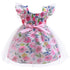European And American Girls Dress Floral Print Children's Dress Bow Children's Princess Dress Dress Dress