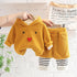 Children's Cashmere Set Warm Winter Dress Two-Piece Set