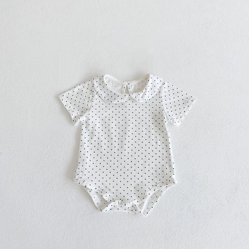 Dot Dot Doll Collar Jumpsuit Climbing Suit