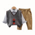 Boys Spring and Autumn Three-Piece Set