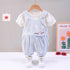 Girls' Cute Casual Suspenders Two-piece Set