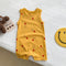 Cute cartoon one-piece climbing suit newborn vest jumpsuit
