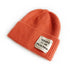 Cloth logo embroidery letter flanging knit cap 17.32-19.68 inches