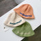 Children's Fisherman's Hat Embroidered Wool Knitted Hat