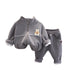 Winter children's long sleeve suit two-piece set