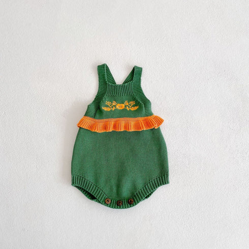 Cotton Knitted Embroidered Strap