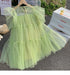 Children's Sweet Gauze Puffy Princess Skirt