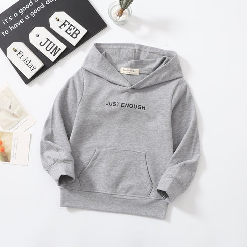 Spring and autumn children's long sleeve vests letter solid color pullover top