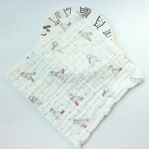 Baby 6-layer gauze saliva towel cotton bath towel