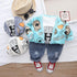 Boy's Spring and Autumn Crewneck Tee Set of Three