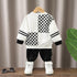 Boy's Spring and Autumn Wear Suit Two-Piece Set