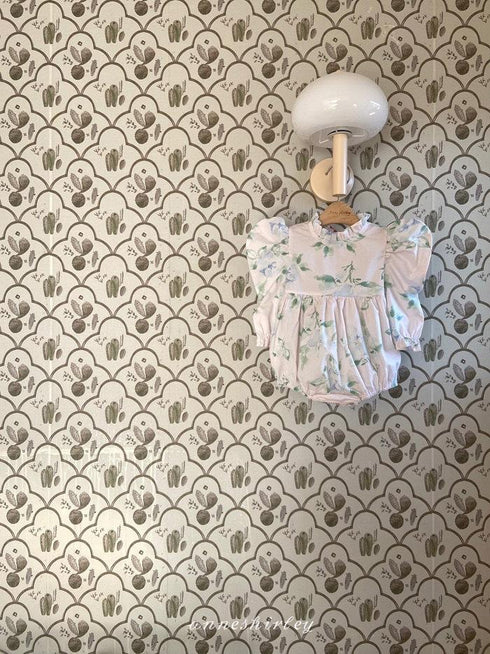 Children's Bubble Sleeve Princess Creeper Jumpsuit