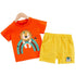 Boys' Summer Short Sleeve Shorts Set