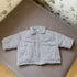 Children's short cotton-padded cotton-padded jacket small plaid cotton-padded jacket