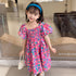 Children's Colorful Flower Dress