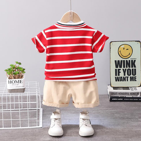 Boys Summer Dress Two-Piece Set