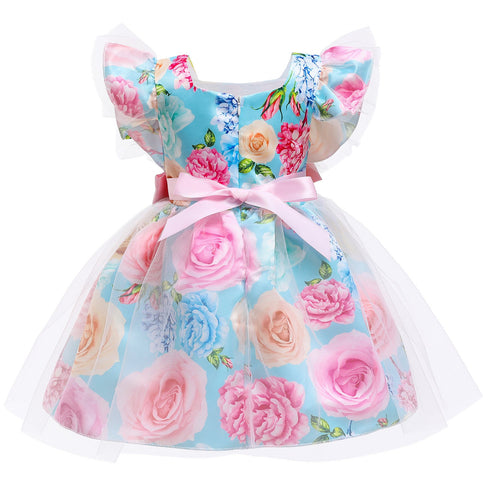Spring Bow Princess Dress